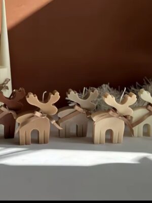 Moldes para Velas Navideñas