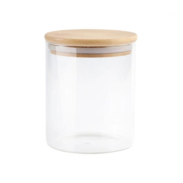 Frasco con tapa de bambu 200grs